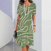 Vestido Midi Estampado Adrienne