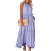 Vestido Longo Sem Mangas Sólis