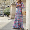 Vestido Longo Estampado Kelly