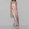 Vestido Longo Estampado Donatella