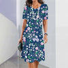 Vestido Midi Estampado Rafaelle