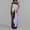 Vestido Longo Estampado Donatella
