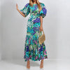 Vestido Longo Estampado Jasmim