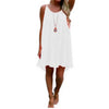 Vestido Curto Sem Mangas Casual