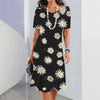 Vestido Midi Estampado Rafaelle
