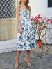 Vestido Midi Estampado Otilia
