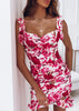 Vestido Curto Estampado Keroline
