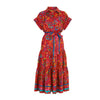 Vestido Midi Estampado Eleonora