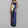 Vestido Longo Estampado Donatella