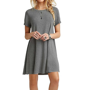 Vestido Curto com Manga Curta Jacinta