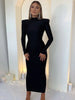 Vestido Longo com Manga Longa Célia