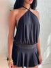 Vestido Curto Sem Costas Nádia