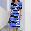 Vestido Midi Estampado Adrienne