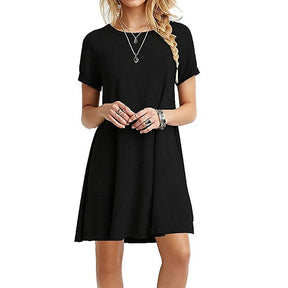 Vestido Curto com Manga Curta Jacinta