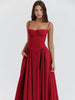 Vestido Bustier Sofia - Vermelho-XG - HumArraso