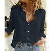 Camisa De Linho Feminina - Abigail - Zarvane -  Preta / 3G