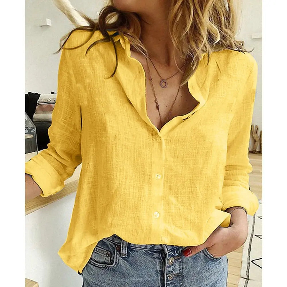 Camisa De Linho Feminina - Abigail - Zarvane -