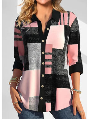 Camisa Feminina Xadrez - Zarvane -  Rosa / 5G