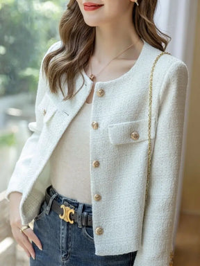 Casaco Feminino Curto - Zarvane -  Branco / GG