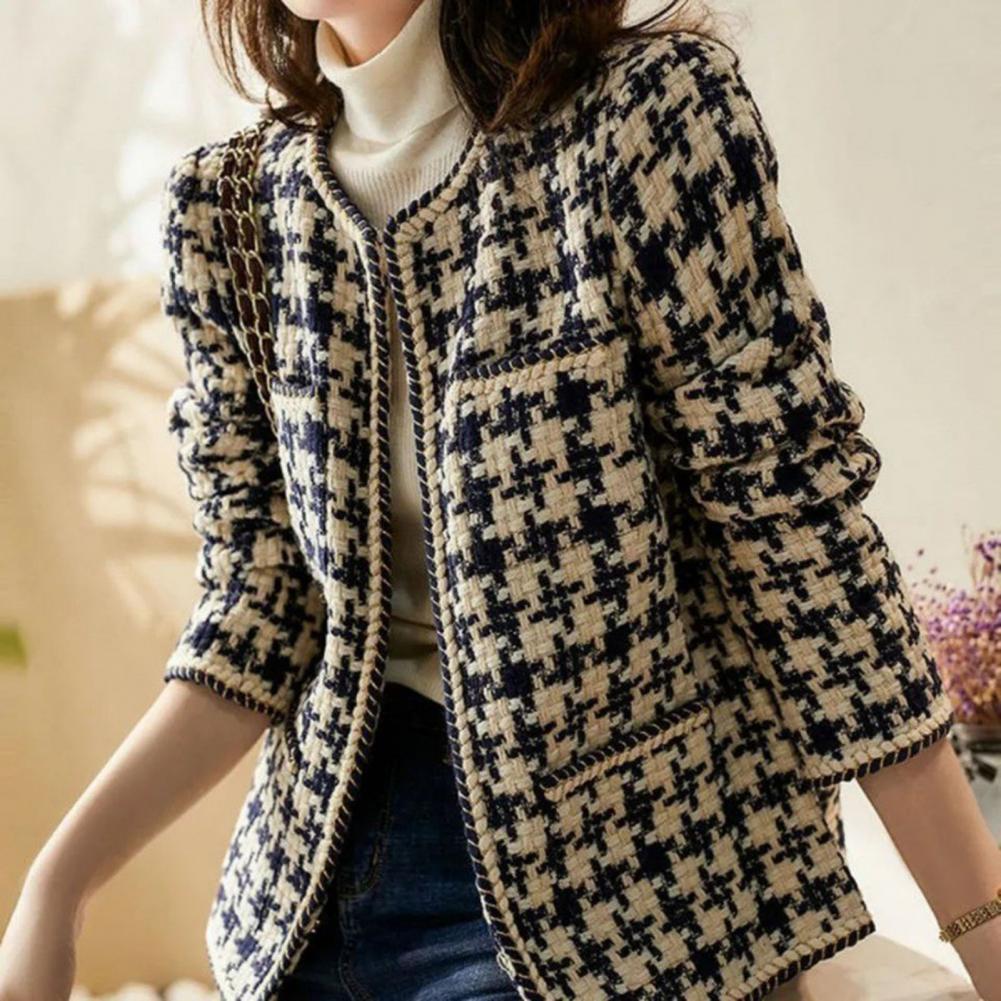 Casaco Feminino Vintage Xadrez - Vennanci
