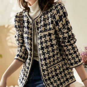 Casaco Feminino Vintage Xadrez - Vennanci