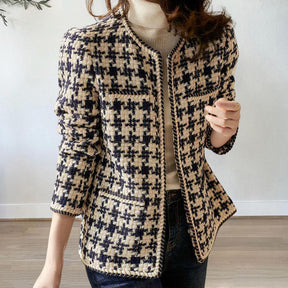 Casaco Feminino Vintage Xadrez - Vennanci