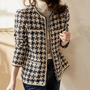 Casaco Feminino Vintage Xadrez - Vennanci
