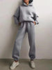 Conjunto Moletom Feminino De Frio - Zarvane -  Conjunto Moletom Cinza / 3G