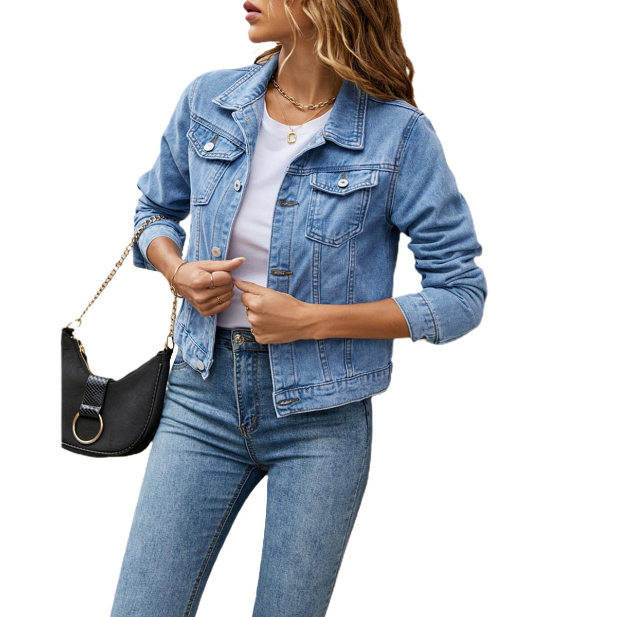 Jaqueta Feminina Jeans - Vennanci