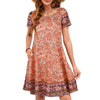 Vestido Midi Estampado Aurélia
