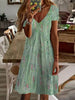 Vestido Midi Estampado Samira