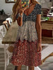 Vestido Midi Estampado Samira