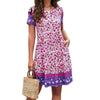 Vestido Midi Estampado Aurélia